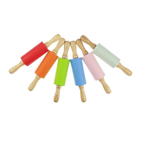 12 Pack Mini Small Rolling Pin for Kids (12 Count)