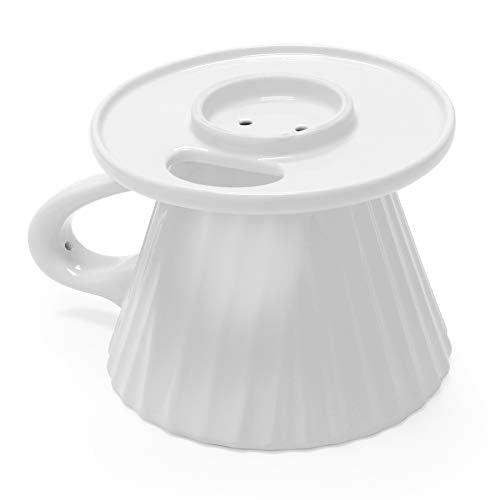 Lotus ceramic pour over coffee dripper