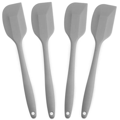 4 Piece Silicone Spatula Set with Stainless Steel Core (4 Count)