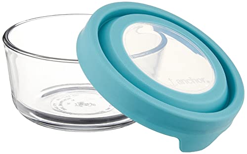 2 Cup Glass Storage Containers with Lids (6 Count)