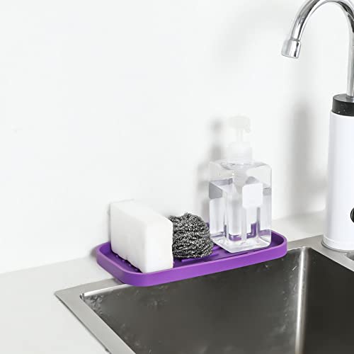 Silicone Kitchen Sink Organizer Tray for Multiple Usage