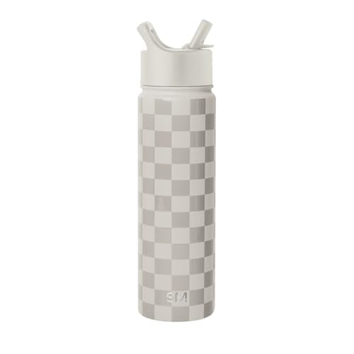 Insulated Water Bottle with Straw