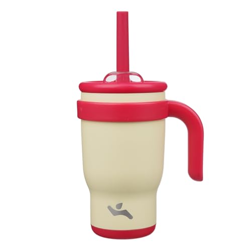 14 oz Tumbler with Handle and Straw