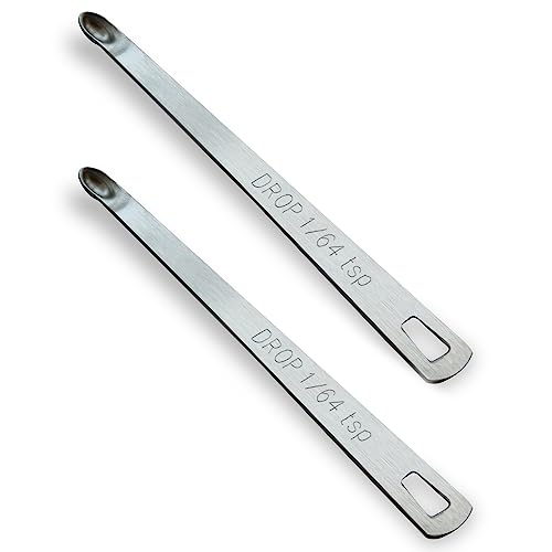 2PCS 1/64tsp(0.08ml) Mini Measuring Spoon, Small Teaspoon for Tiny Amounts