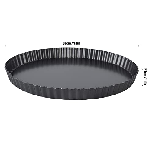 13 inch Round Nonstick Quiche Pan with Removable Bottom