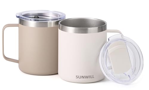 Travel Coffee Mug Set of 2 (2 Count)