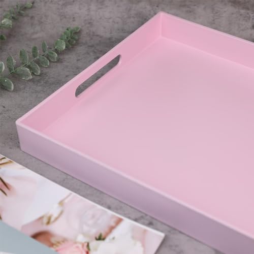 Pink Serving Tray for Coffee Table