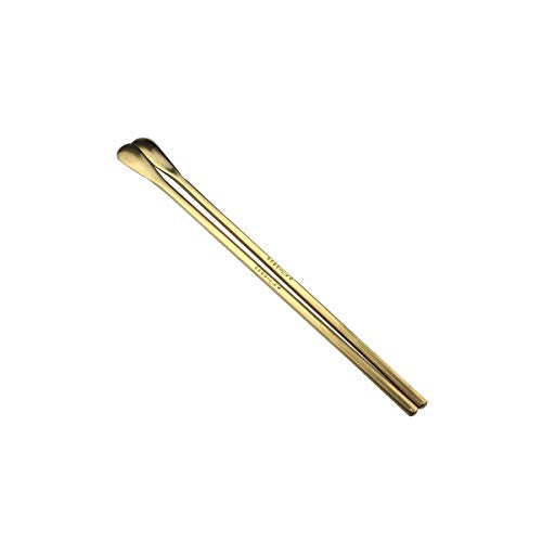 Matte Long Handle Spoon Cocktail Mixing Stirring Spoons Iced Tea Coffee Spoons with 8.6 inch Long Handle Brushed SUS304 Stainless Steel