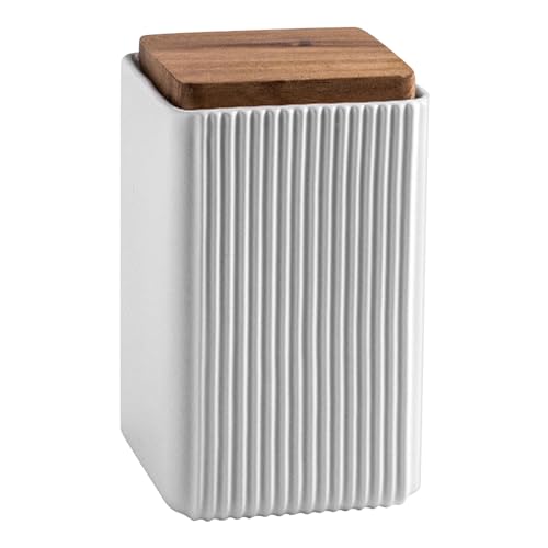 Ceramic Storage Jars Modern Airtight Coffee Canisters With Lid (33.814 Fl Oz)