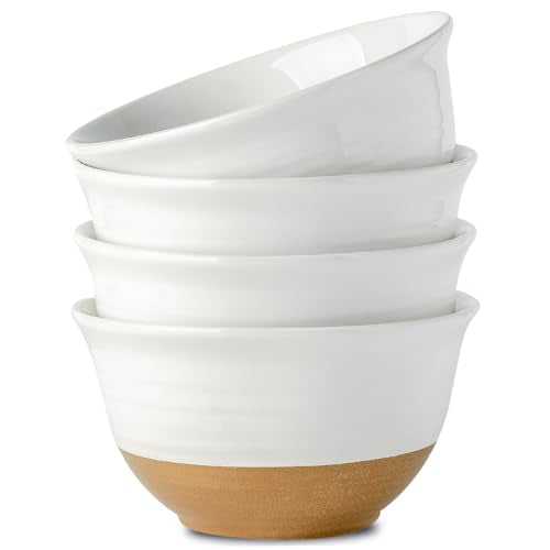 Large Ceramic Soup Bowls Set of 4 (4 Count)
