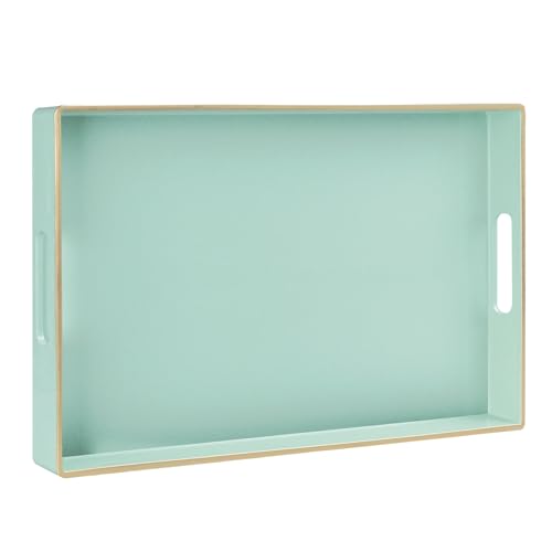 Mint Green Decorative Tray for Ottoman