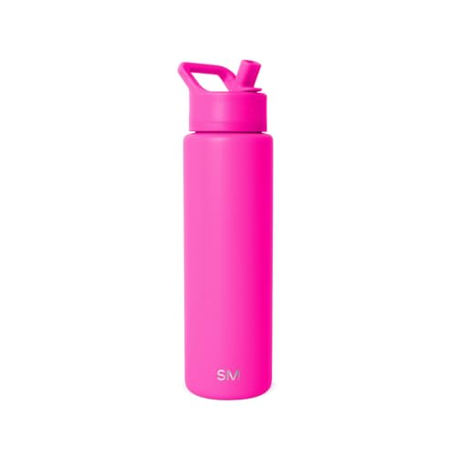 Insulated Water Bottle with Straw