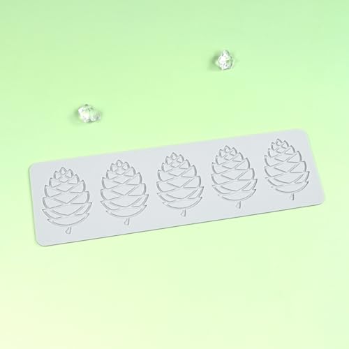 3D Hollow Out Lace Mold Silicone Pinecone Shape Fondant Molds Chocolate Mould For Cake Pastry Decor Baking Gumpaste Moulds Decoration Sugar Lace Veil Mat