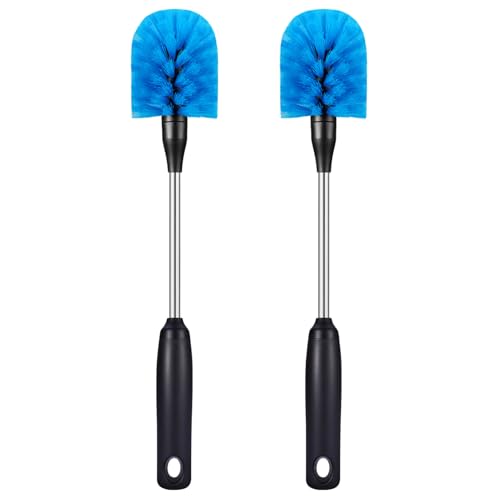 Stainless Steel Bottle Brush with Replaceable Head (2 Count)