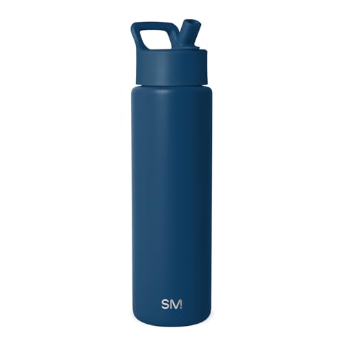 Insulated Water Bottle with Straw