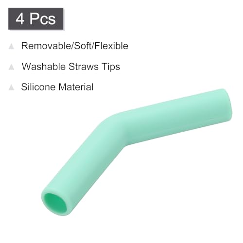 4Pcs Silicone Straw Tips (4 Count)