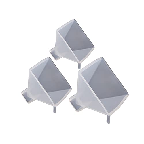 3 Pack Silicone Pyramid Molds