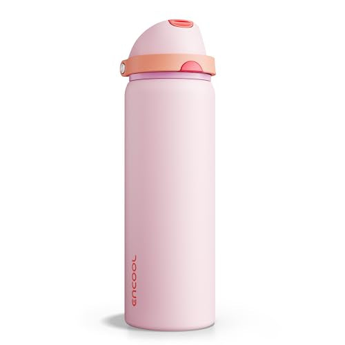 Insulated Water Bottle with Straw