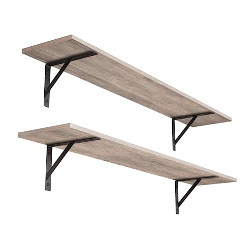 Long Wall Shelves (2 Count)