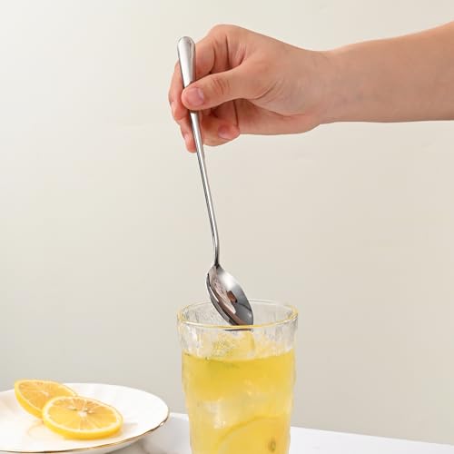 7.5 Inches Stainless Steel Iced Tea Spoons (8 Count)