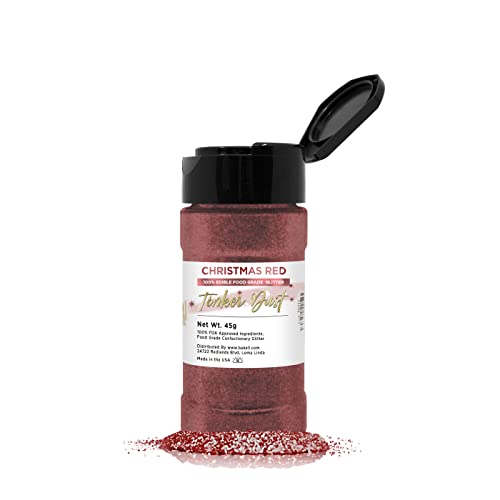 Christmas Red Edible Glitter