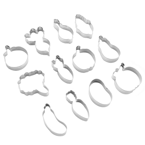 Vegetable Shaped Cookie Cutters Set