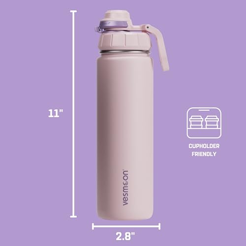 Vessence 24 Oz Stainless Steel Tea Infuser Bottle for Loose Leaf Tea
