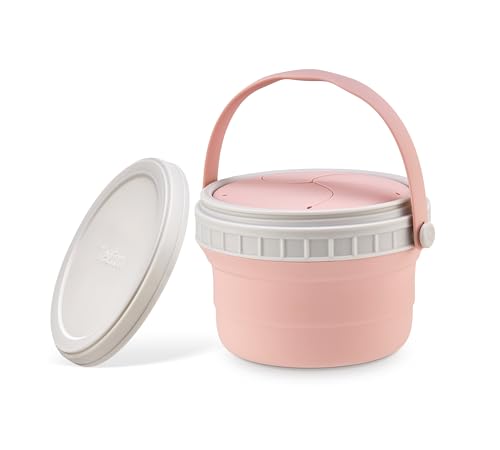 No Spill Silicone Toddler Snack Containers (12 Ounce)