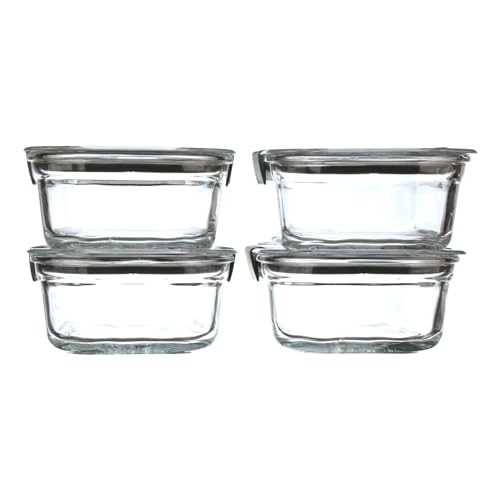 Brilliance Glass Food Storage Containers (4 Count)