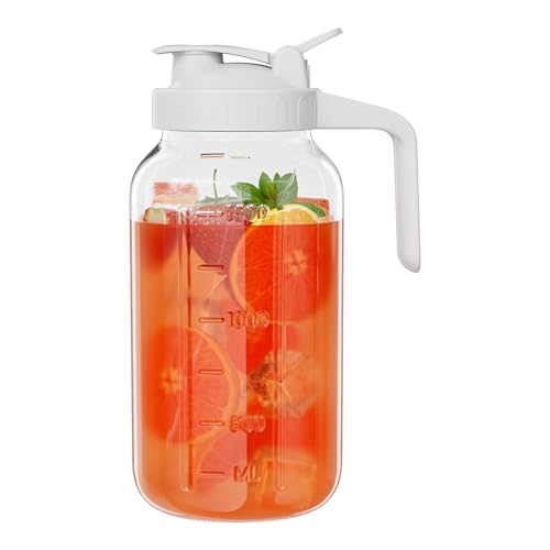 Glass Pitcher with lid