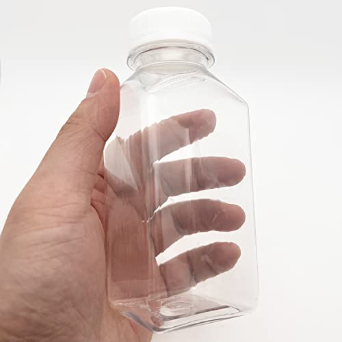 3 Pcs 8 Ounce Plastic Juice Bottles (3 Count)
