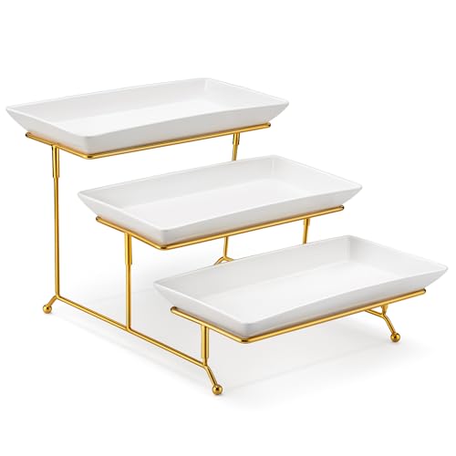 3 Tier Serving Trays for Party (3 Count)