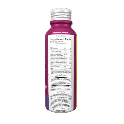 Huckleberry Hibiscus Nootropic Supplement Shot (30 Fl Oz)