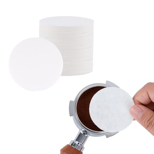 51mm Espresso Paper Filters Fits 51mm Portafilter Baskets (500 Count)