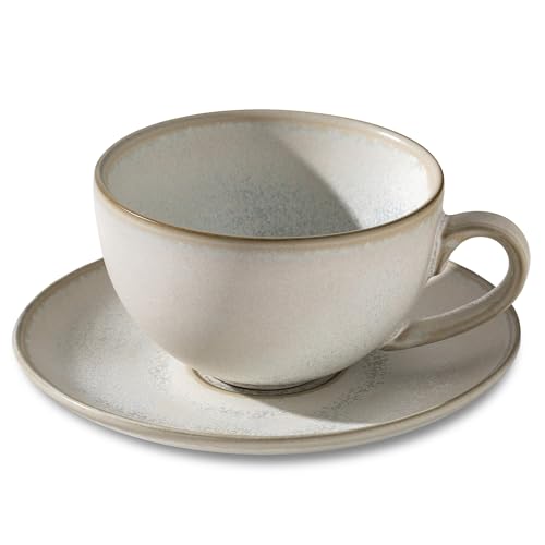 Porcelain Coffee Cup with Saucer