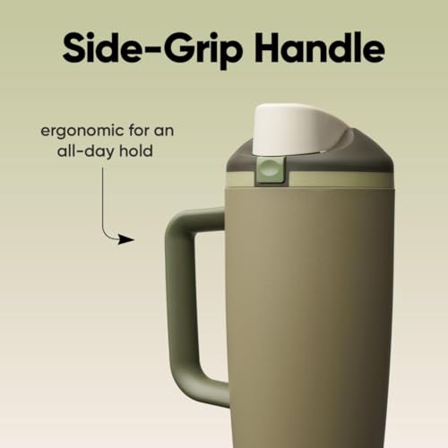 FreeSip Tumbler Stainless Steel Water Bottle 40 oz Off Road