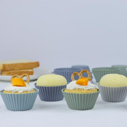 Silicone Baking Muffin Cups (12 Count)