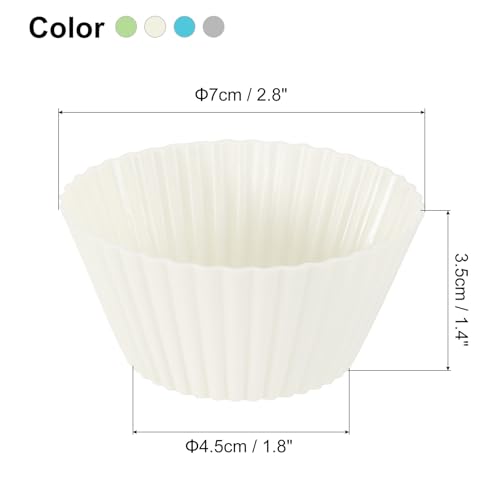 24Pcs Silicone Cupcake Liners