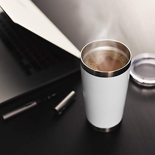 20oz Stainless Steel Tumbler Bulk with Lid (4 Count)
