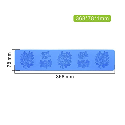 Flower Embossing Hollow Candy Silicone Mold Lace Pattern Sugar Craft Cake Decoration