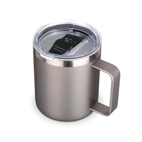 14oz Insulated Stainless Steel Coffee Mug with Leakproof Lid