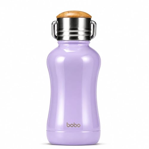 Mini Insulated Water Bottle With Bamboo Lid