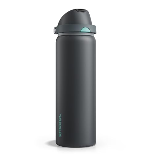 Insulated Water Bottle with Straw