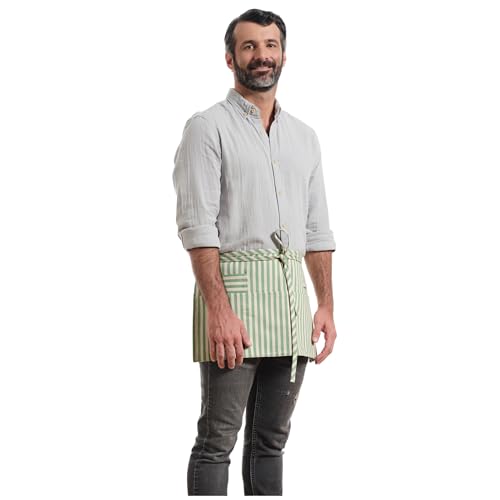 Chef Waist Aprons for Women with Pockets