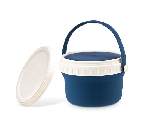 No Spill Silicone Toddler Snack Containers (12 Ounce)