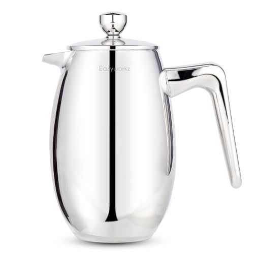 Nando French Press 12 oz Double Wall Insulated Thermal Coffee Maker