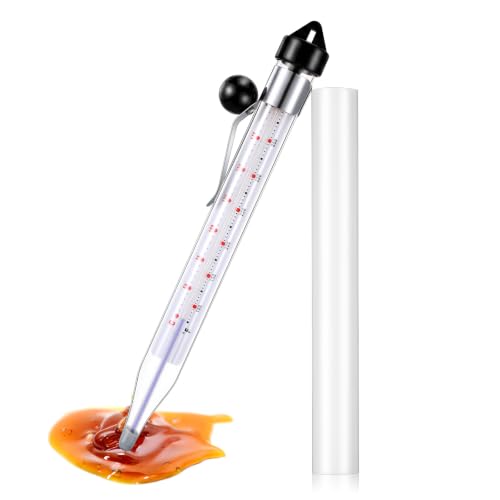 1 Pcs Candy Thermometer with Pot Clip 8"