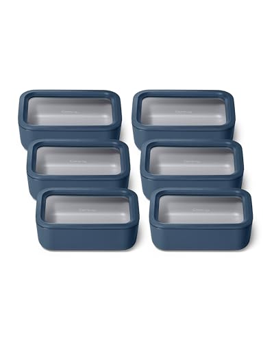 6 Piece Glass Food Storage Set with Lids (6 Count)