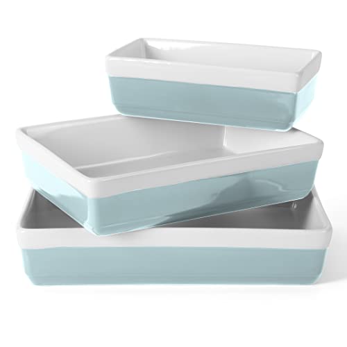 3 Piece Oven to Table Stoneware Bakeware Set