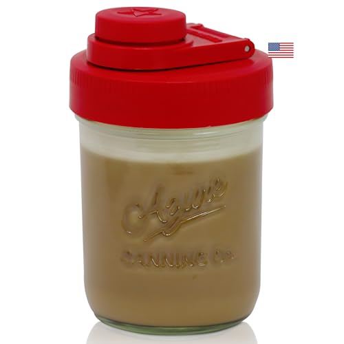 Creamer Jar with Pouring Lid and 1 Pint
